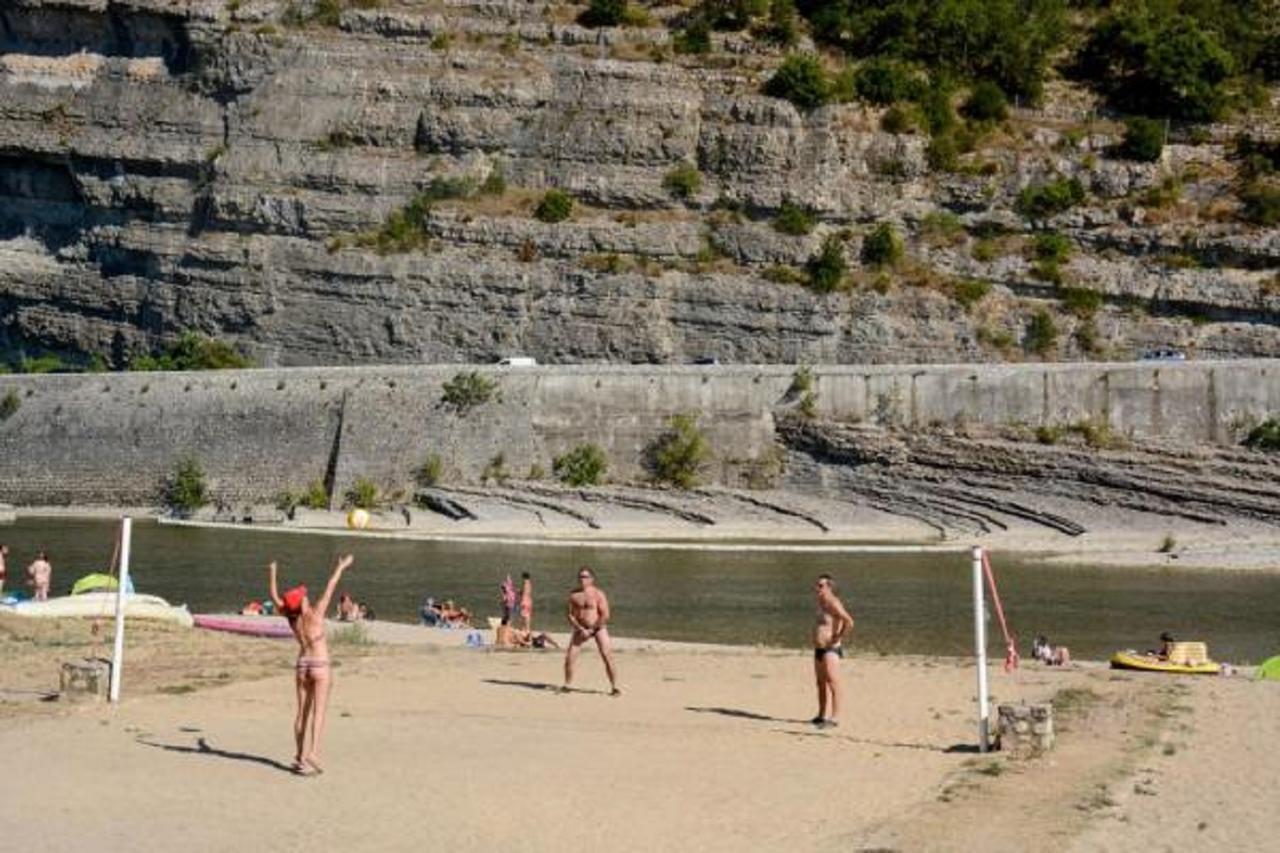 Aloha Plage Camping 4Etoiles Sampzon Екстериор снимка